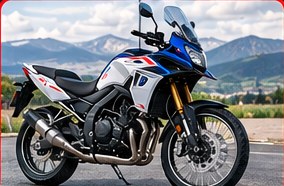 Mittelklasse-Motorrad