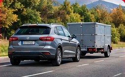 Pkw mit Wohnwagen